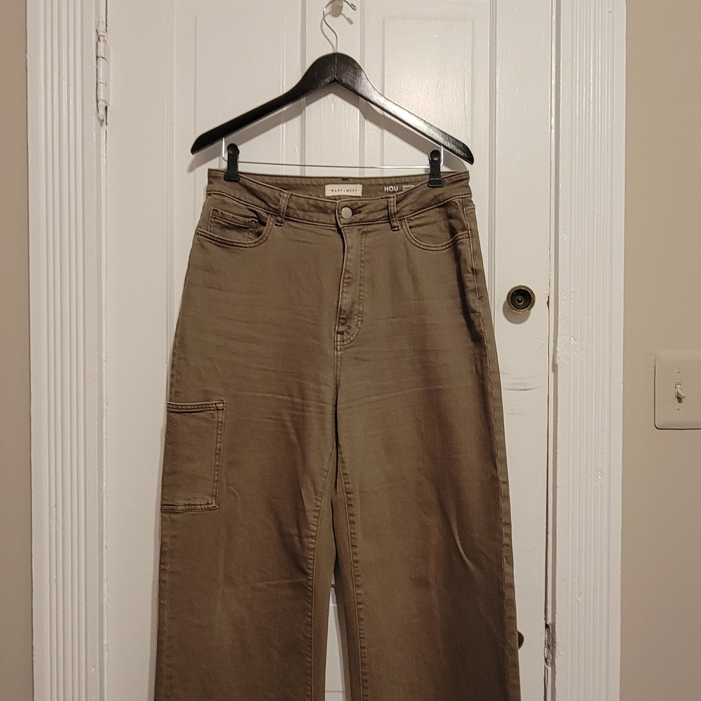 Warp + Weft Women's Brown Flare Jeans